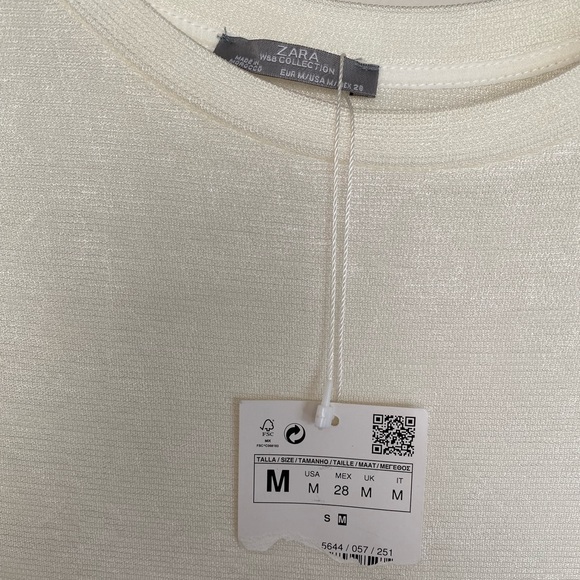 Zara White Top - Picture 5 of 6